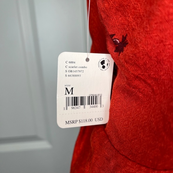 NWT Free People Get To You Printed Maxi Slip - Picture 5 of 5